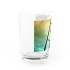 一番町ランドマークのオフシーズン・ねぷたの骨組み Water Glass :left