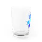 しろいおふぅのマンタの群れ Water Glass :left