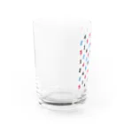 キッズモード某の数字柄 Water Glass :left