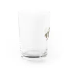 ほそぼそタイムスのいぬちゃんねこちゃん Water Glass :left