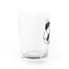 panmiのおしゃんパンダ(白塗) Water Glass :left