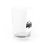 歴史ifチャンネル公式ショップのグラス(ロゴ黒文字) Water Glass :left