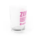 KohsukeのZombie You! (pink print) Water Glass :left