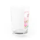 でおきしりぼ子の実験室のCOVID-19ワクチン済み(絵入り) Water Glass :left