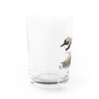 Coo-birdのペチペチして獲物を追い出すコチドリ Water Glass :left