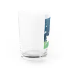 金森 葵の猫と夜空と眺める人 Water Glass :left