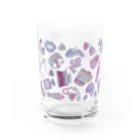 sachiko2004shopのブルーレトロガール Water Glass :left