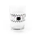 虹色猫工房(クロミツ)のにゃんこボーダー Water Glass :left