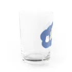 papiko くまさんのシャンプーくまさん　ブルー Water Glass :left