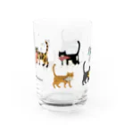 YoakeNecoのよあけねこ　集合 Water Glass :left