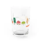 YoakeNecoの 東北☆家族　集合 Water Glass :left