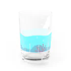 shoushouの海と毛玉猫 Water Glass :left