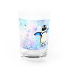 ヤママユ(ヤママユ・ペンギイナ)のケープペンギン「ちょうちょ追っかけてたらそっくりさんいたの」 グラス左面