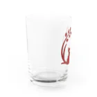 りひと／おいなりのLichtロゴ 赤銅色 Water Glass :left