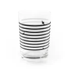 さかたようこ / サメ画家のサメサメボーダー | Black | Water Glass :left