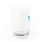 めばえるやのあめふり　女の子 Water Glass :left