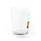 りんりん@らてののぞき見にゃんこ Water Glass :left