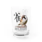 “すずめのおみせ” SUZURI店のなぁに？ Water Glass :left