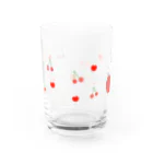 カワラリマーのうさぎちゃんとさくらんぼ Water Glass :left