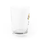 coconyan's shopのシロハラさん Water Glass :left