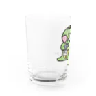 クーリエキャラクター（わ）のキューリエちゃん Water Glass :left