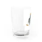 がおーマメちゃんのお散歩マメちゃんグラス Water Glass :left