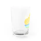 Lily bird（リリーバード）の蜂蜜レモンかき氷 Water Glass :left