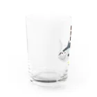 YoakeNecoのおさかな　マグロ Water Glass :left