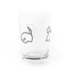 安眠ズSHOPのわんわん三兄弟 Water Glass :left