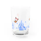 Achiとハトとみんなの店のたゆたういつもぶんぐグラス Water Glass :left