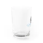 cro_lunaのハスキー（ブルー） Water Glass :left