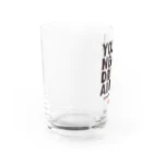 フットボールファンズのYNDA2021_WHT Water Glass :left