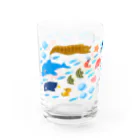 トマトマーケットのカニと海の仲間たち Water Glass :left