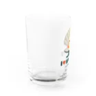 YoakeNecoのほたてんてん　東北☆家族 Water Glass :left