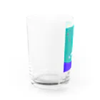 ひがしぐもの夜の海と十字架 Water Glass :left