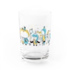 morinokujira shopのMOJIRANKUJIRAN　青金銀なやつ Water Glass :left