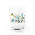 morinokujira shopのMOJIRANKUJIRAN　青金銀なやつ Water Glass :left