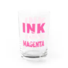 それゆけ！インキちゃん！のINK-MAGENTAグラス Water Glass :left