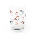 ずっこ（zucco.)のシェルティ大集合 Water Glass :left