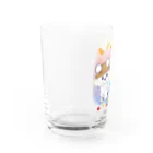 イワシの缶詰のしろくまびより Water Glass :left