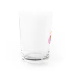 ピョコの雑貨屋のインコとスイカ Water Glass :left