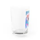 𝙈𝙊𝙈𝙊'𝙨 𝙎𝙝𝙤𝙥のvintage vaporwave Water Glass :left