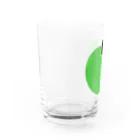 KANON21の大きな青りんご Water Glass :left