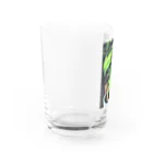 stone stoneの緑のパキラ Water Glass :left