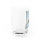 hanapinのかきごおりin猫。（BLUE） Water Glass :left
