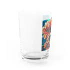 福陀落海灣公司の台湾花布 Water Glass :left