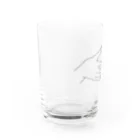 サワネチヒロのショップのろくろを回す手。 Water Glass :left