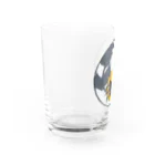 CHIHIROのTシャツ屋さん #chihiroyogaの向日葵/チヒロヨガロゴ入り Water Glass :left