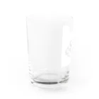 みずいろのたくさん遊んで眠るいぬとねこ Water Glass :left