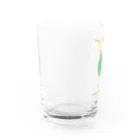 アオフジマキのメロンクリームソーダ Water Glass :left